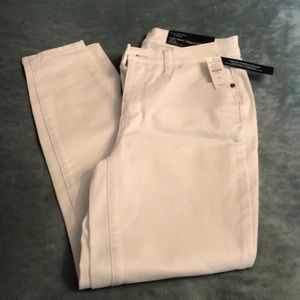 Talbots high waist jegging ankle 2P Wht NWT